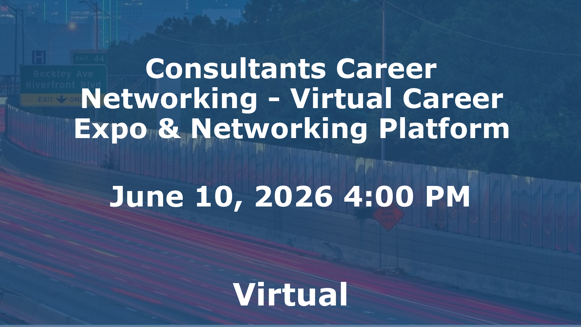 Consultants Career Networking - Virtual Career Expo & Networking Platform event image